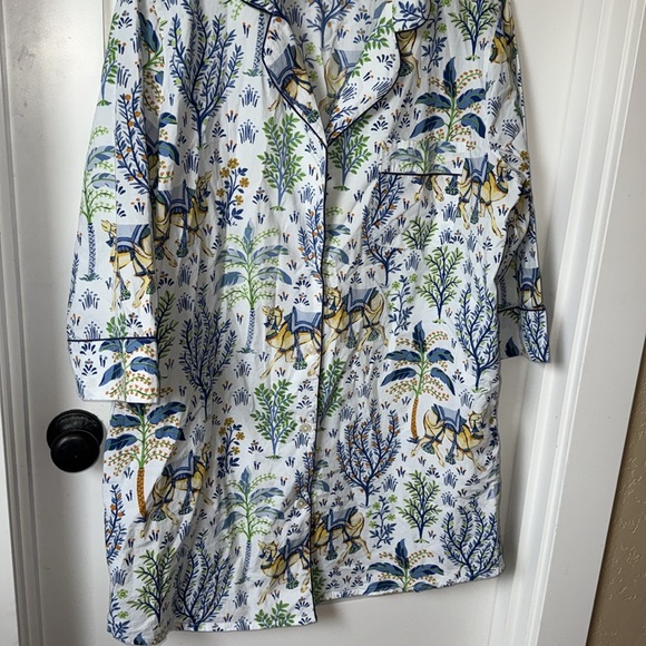 Anthropologie Printfresh Night Shirt Pajama Gown M - Picture 5 of 5